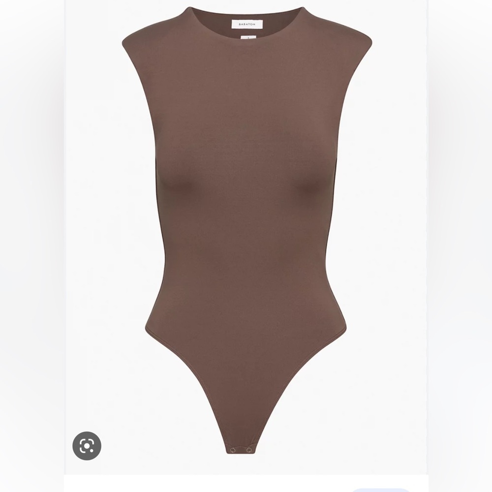 Brown Sleeveless Bodysuit